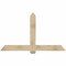 Ekena Millwork Eugene Rough Sawn Timber Gable Bracket, Douglas Fir, 72"W x 42"H x 6"D x 6"F, 14/12 Pitch GBW072X42X0606EUG00RDF - alternate 1